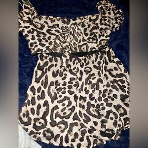 Cheetah Print Jumpsuit